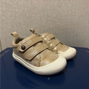 Bearpaw Gold Sneakers with Velcro Straps